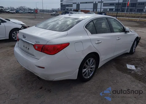 2017 Infiniti Q50 2.0T Premium z USA, uszkodzony, nr VIN JN1CV7AR8HM681116